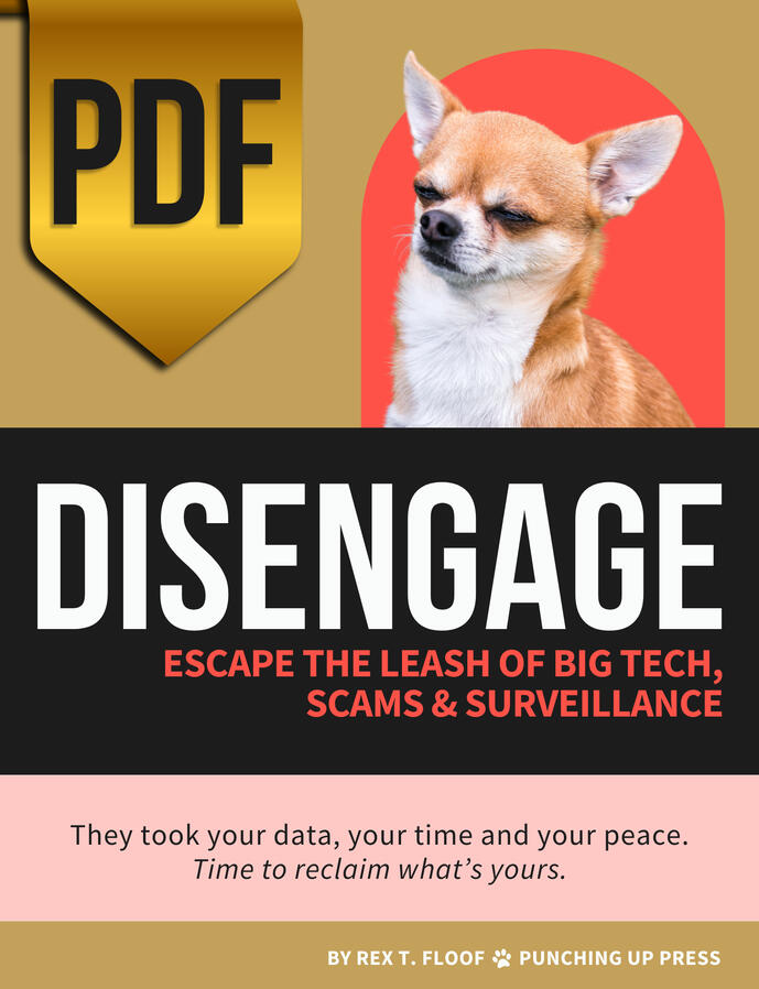 DISENGAGE: Escape the Leash of Big Tech, Scams and Surveillance—Everyday Resistance for the Digital Underdog - PDF FREE BOOK! DISENGAGE: Escape the Leash of Big Tech, Scams and Surveillance—Everyday Resistance for the Digital Underdog
